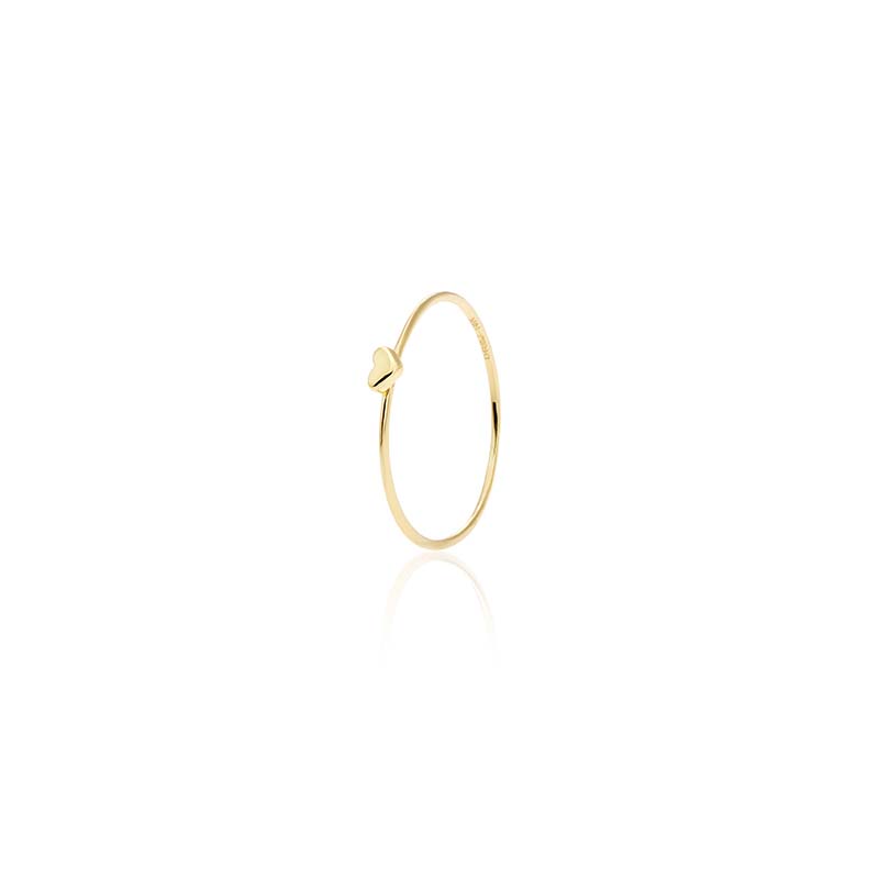 Loving Heart Drop Ring Gold Drakenberg Sj Lin Dagars Leverans