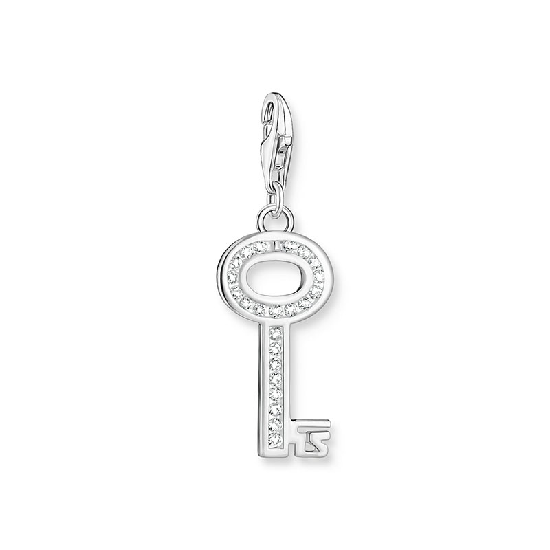 Nyckel Vita Stenar Silver Berlock Thomas Sabo Snabba Leveranser