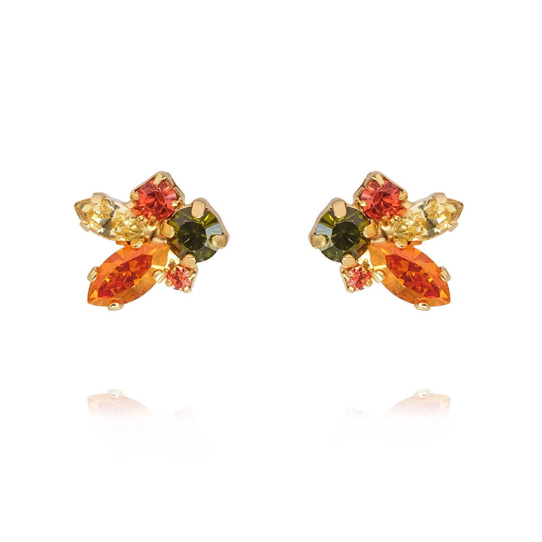 Caroline Svedbom - Tessa Earrings Gold Pomelo Combo