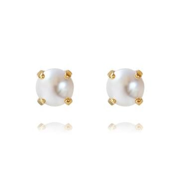 Classic Stud Earrings Gold Pearl - Caroline Svedbom - Nopea toimitus ja lahjapakkaus - Nordic Spectra