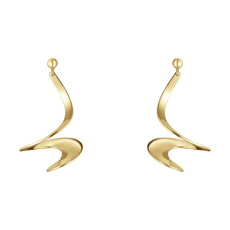 Georg Jensen - Möbius Örhängen Twist Guld