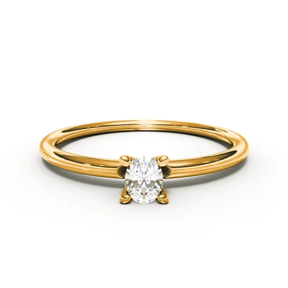 Aure 5D Guld - Vigsel- & förlovningsringar - Schalins - Fri storleksändring* - Nordic Spectra