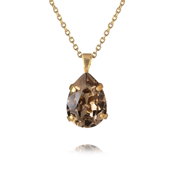 Mini Drop Necklace Gold Greige - Caroline Svedbom - Nopea toimitus ja lahjapakkaus - Nordic Spectra