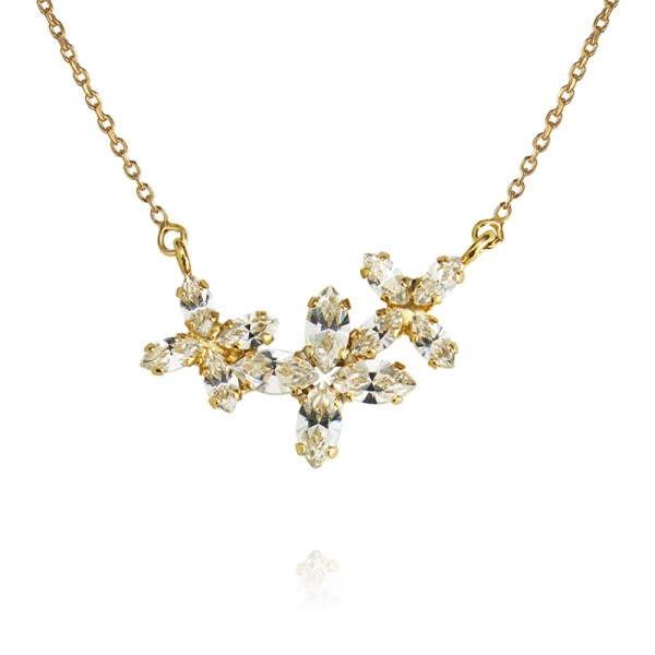 Multi Star Necklace Gold Crystal - Caroline Svedbom - Snabb frakt & paketinslagning - Nordic Spectra