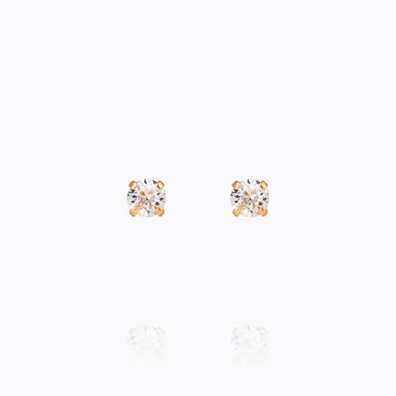 Mini Stud Earrings Gold Crystal - Caroline Svedbom - Nopea toimitus ja lahjapakkaus - Nordic Spectra