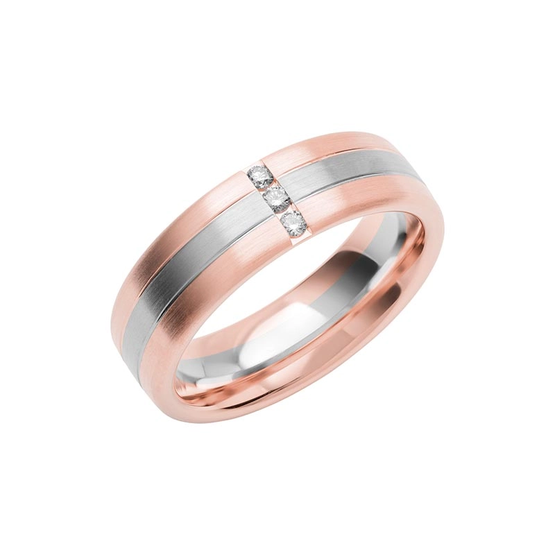 Schalins - Color Of Love SR4020 RosĆ©guld/Vitguld 0.06 ct