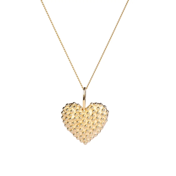 Dew Heart Necklace Gold - Emma Israelsson - Snabb frakt & paketinslagning - Nordic Spectra