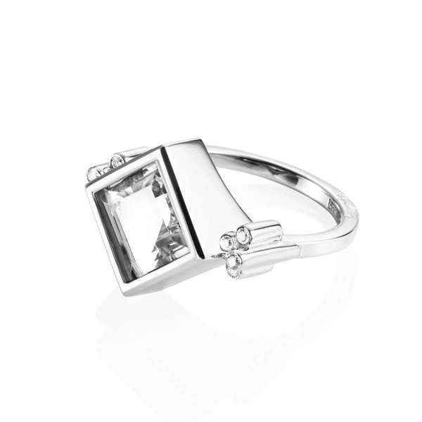 Shiny Memory Ring – Crystal Quartz von Efva Attling, Schneller Versand - Nordicspectra.de