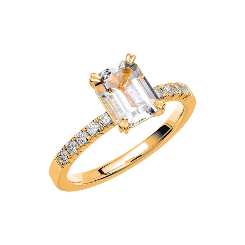 Schalins - Fairytale 2 18K SnĆ¶vit Beryll 1.4 ct Guld