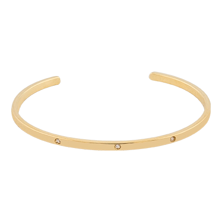 CU Jewellery - Brilliant Bangle Bracelet Gold