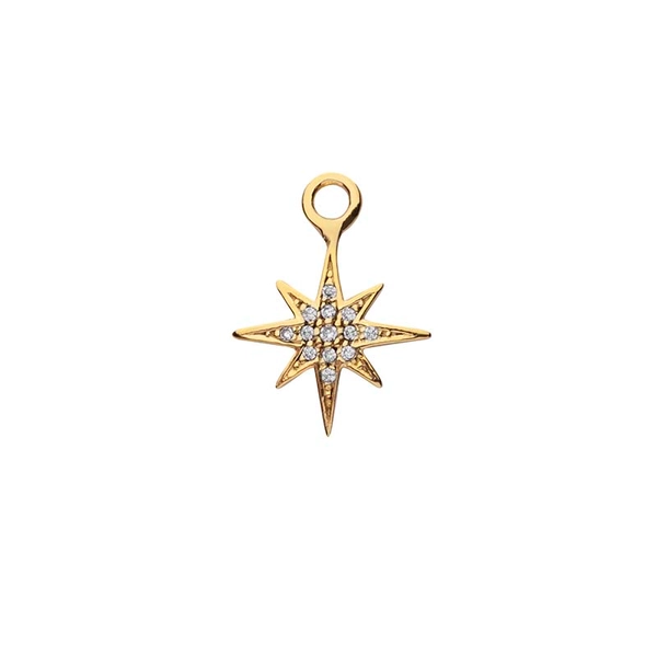 Letters One Star Pendant for Hoops Gold -CU Jewellery - Snabb frakt & paketinslagning - Nordicspectra.se