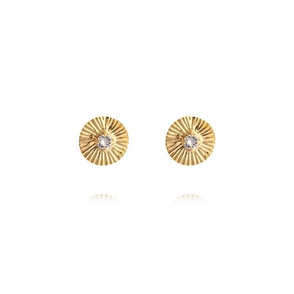 Odessa Stud Earrings Gold Crystal - Caroline Svedbom - Nopea toimitus ja lahjapakkaus - Nordic Spectra