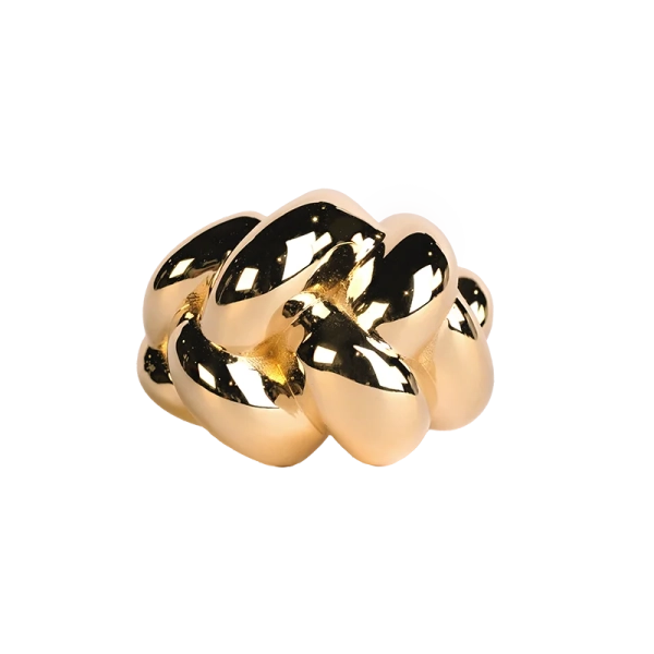 Braided Ring Gold - Emma Israelsson - Schmuck im skandinavischen Design - Nordic Spectra