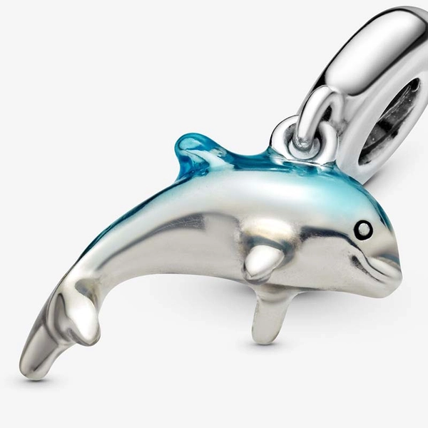 Schimmernder Delfin Charm-Anhänger von PANDORA, Schneller Versand - Nordicspectra.de