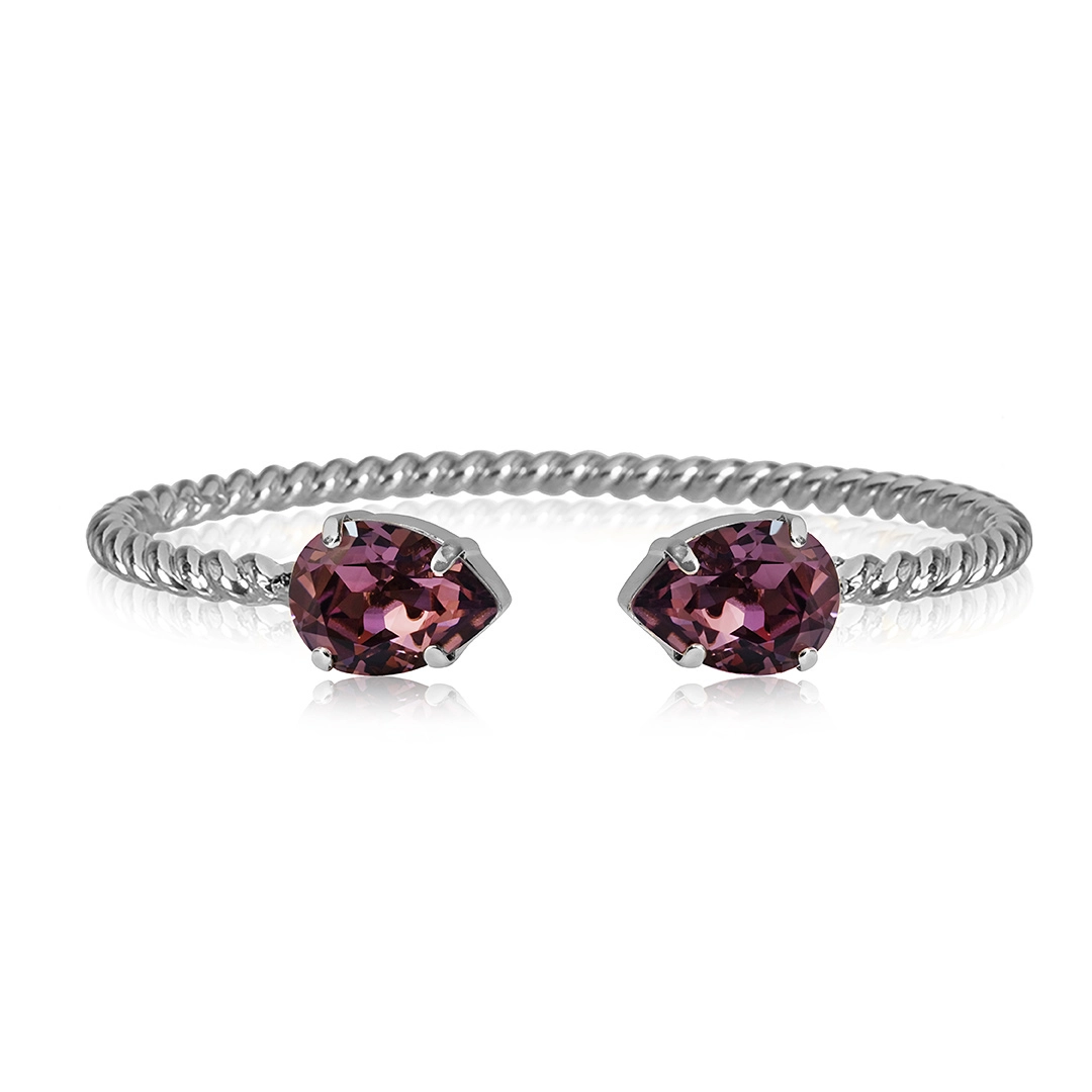 Caroline Svedbom - Mini Drop Bracelet Rhodium Iris