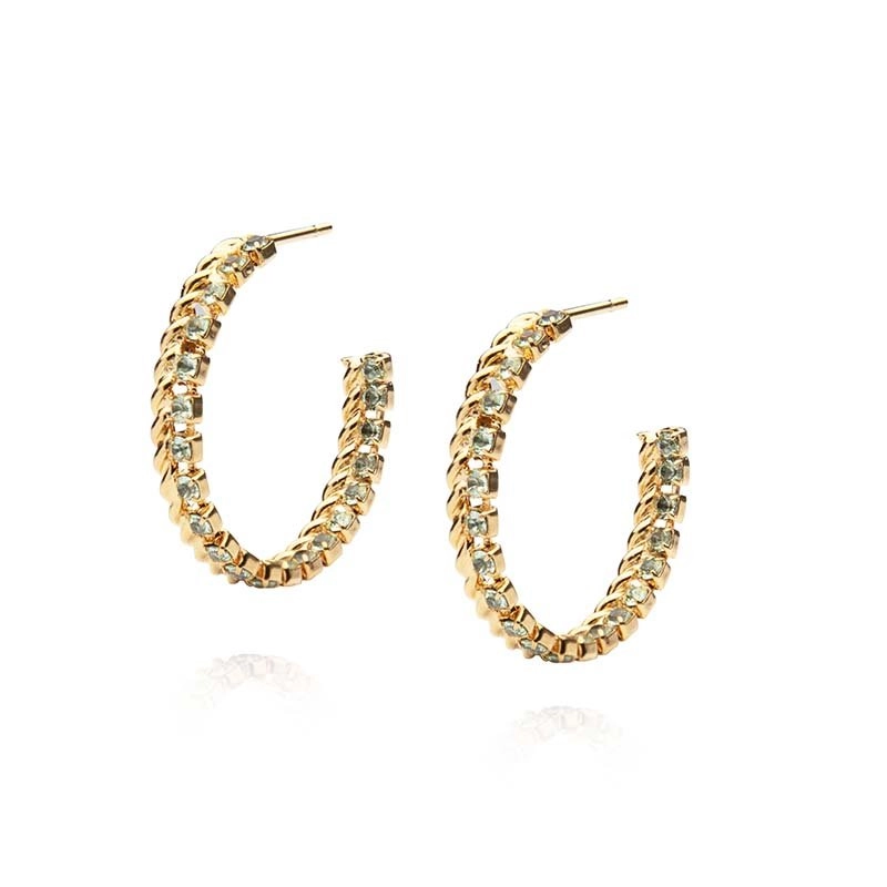 Caroline Svedbom - Kaia Earring Gold Chrysolite