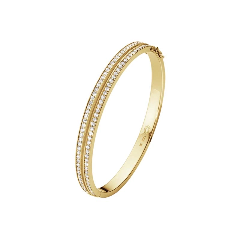 Georg Jensen - Halo Armring 18K Guld med Diamanter