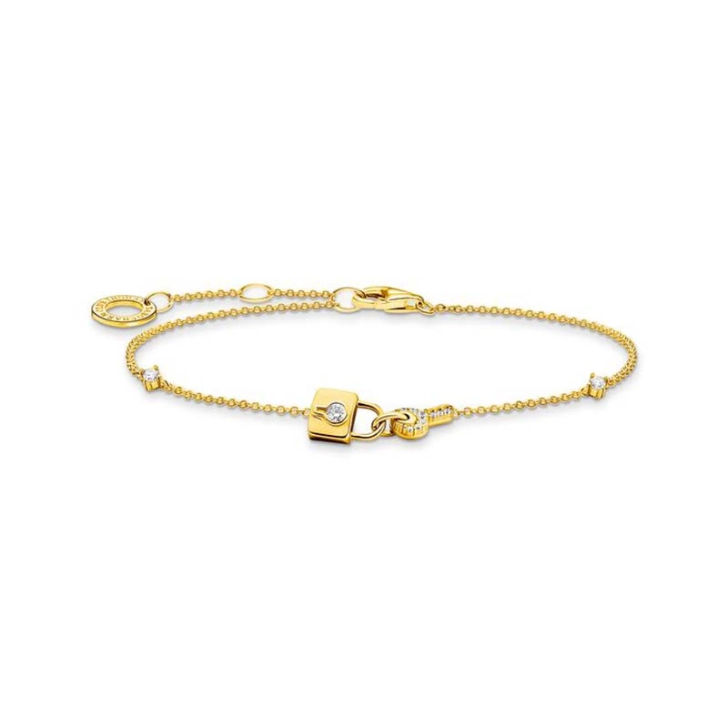 Thomas Sabo - Armband Hänglås Guld