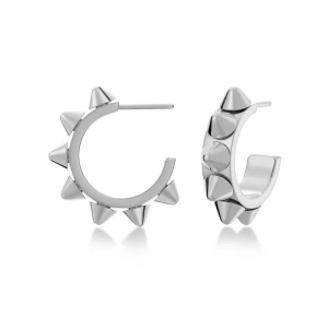 Peak Creole Earrings Small Steel - Edblad - Snabb frakt & paketinslagning - Nordic Spectra