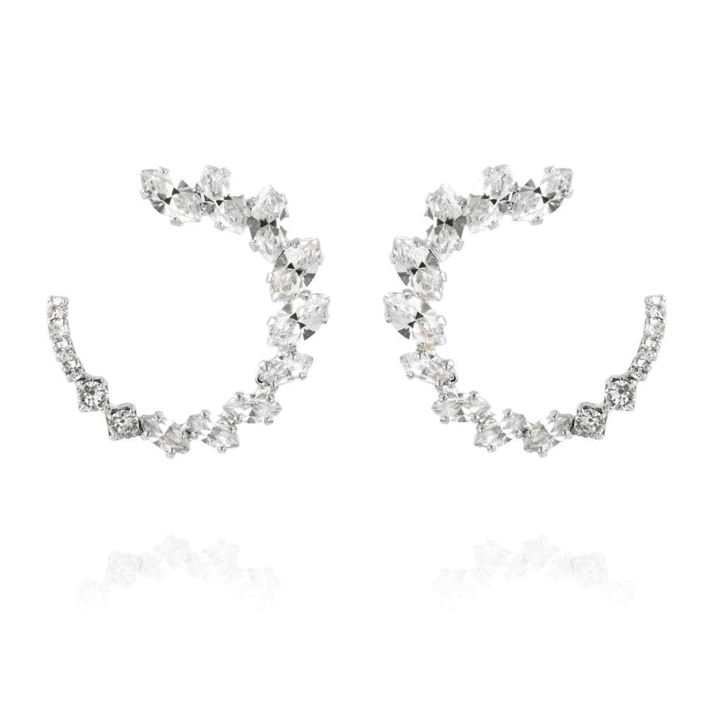 Caroline Svedbom - Angie Earrings Rhodium Crystal