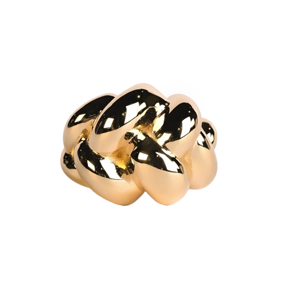 Braided Ring Gold - Emma Israelsson - Schmuck im skandinavischen Design - Nordic Spectra
