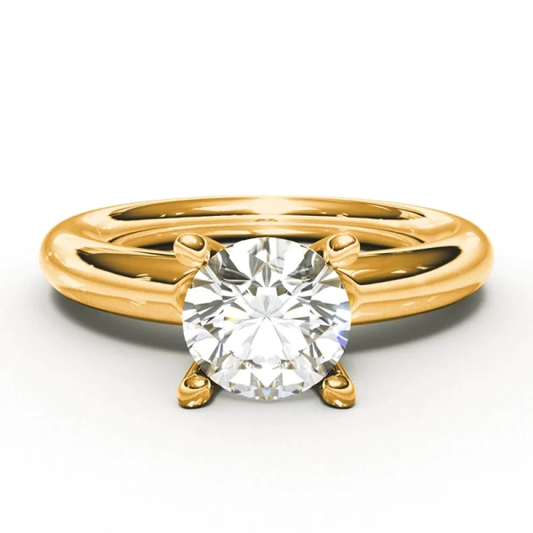 Aure 4D Guld - Vigsel- & förlovningsringar - Schalins - Fri storleksändring* - Nordic Spectra