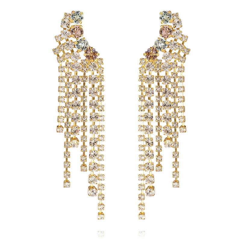 Caroline Svedbom - Phaleia Earrings Gold Pastel Combo