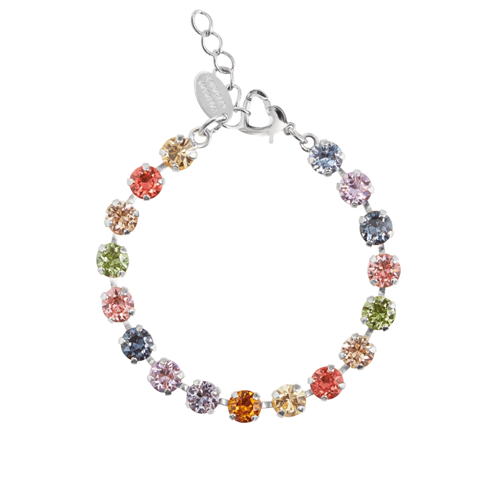 Caroline Svedbom - Childhood Bracelet Rainbow Combo Rhodium