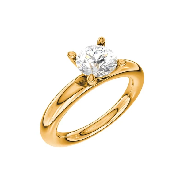 Aure 4D Guld - Vigsel- & förlovningsringar - Schalins - Fri storleksändring* - Nordic Spectra