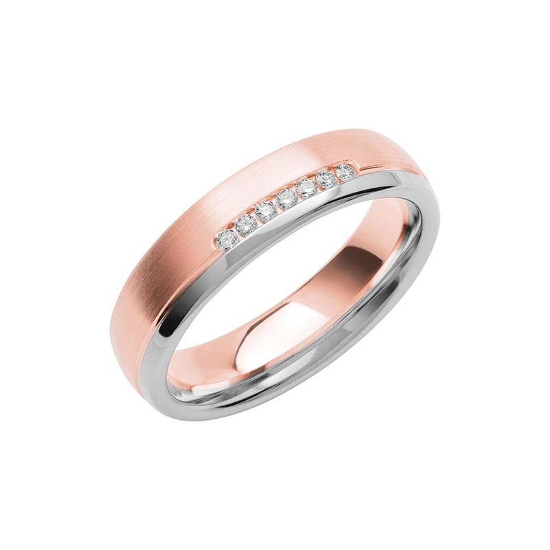 Schalins - Color Of Love SR4009 RosĆ©guld/Vitguld 0.07 ct