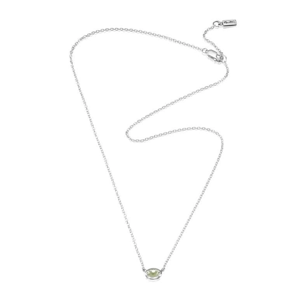 Love Bead Necklace Silver - Green Quartz von Efva Attling, Schneller Versand - Nordicspectra.de
