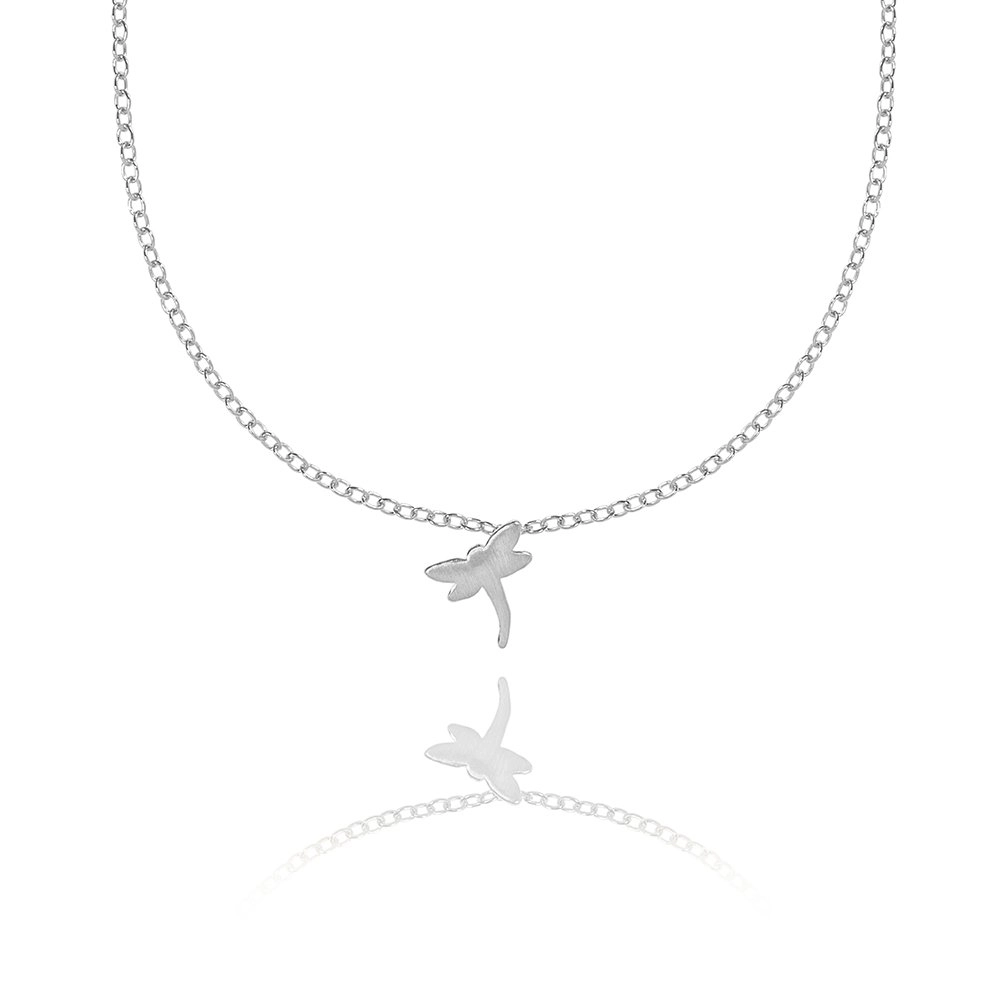 CU Jewellery - Dragonfly Necklace Silver