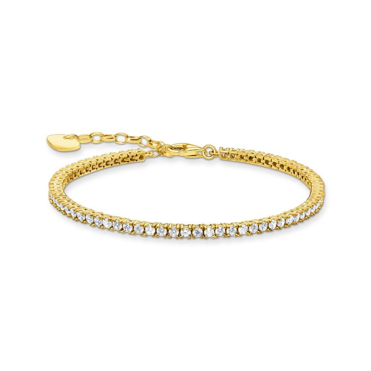 Thomas Sabo - Tennisarmband Rundad Guld