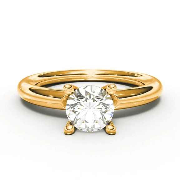 Aure 3D Guld - Vigsel- & förlovningsringar - Schalins - Fri storleksändring* - Nordic Spectra