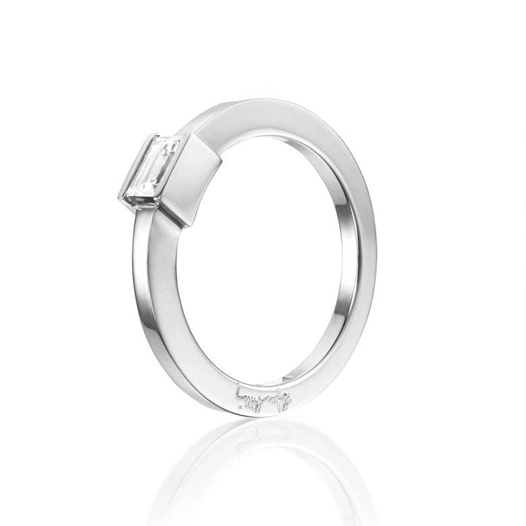 Deco Wedding Ring White Gold - Efva Attling ringar - Snabb frakt & paketinslagning - Nordicspectra.se
