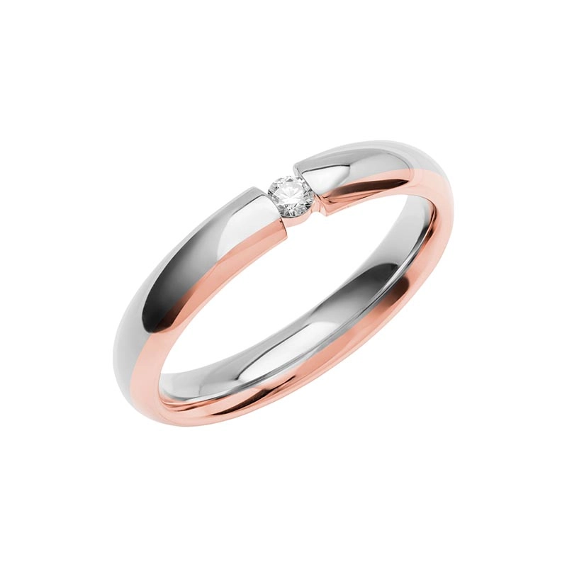 Schalins - Color Of Love SR4012 RosĆ©guld/Vitguld 0.06 ct