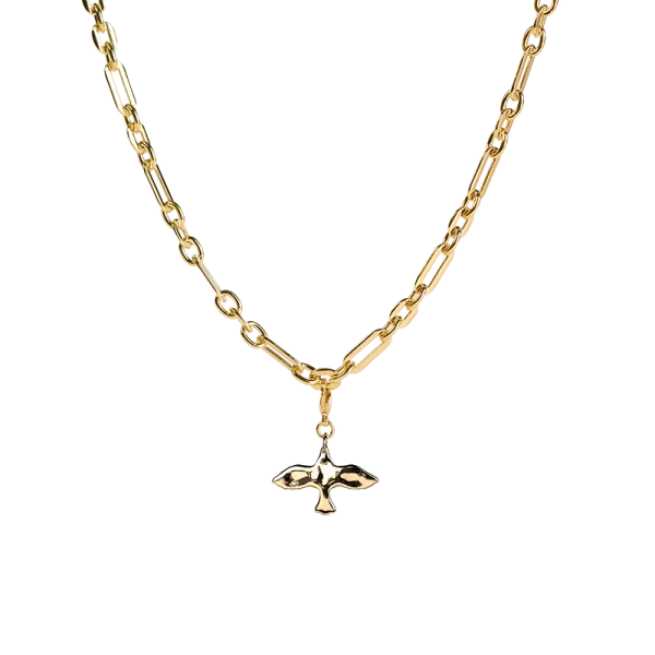 Organic-Small-Dove-Charm-on-chain-Gold