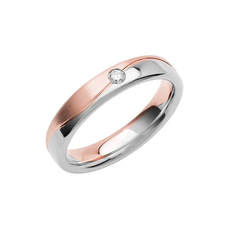 Schalins - Color Of Love SR4015 RosĆ©guld/Vitguld 0.05 ct