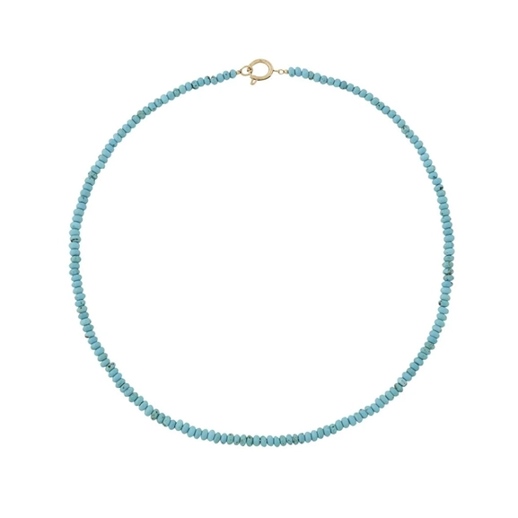 Summer Beads Necklace Turquoise Gold - Edblad - Snabb frakt & paketinslagning - Nordic Spectra