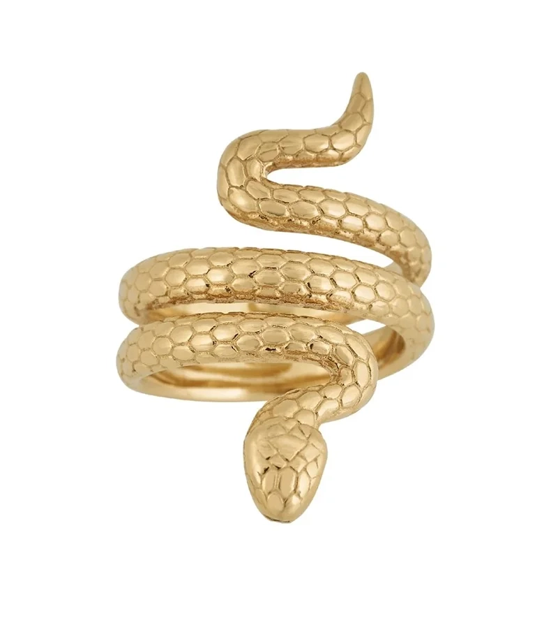 Edblad - Snake Ring L Gold