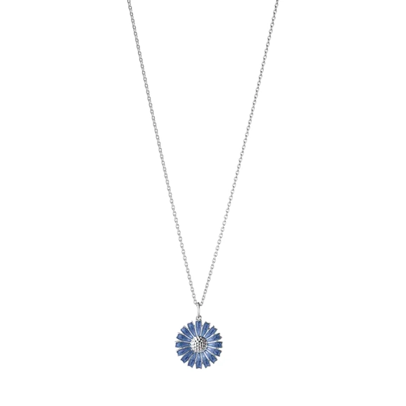 Daisy Blue Necklace ⌀ 18 mm - Georg Jensen - Designschmuck mit schnellen und sicheren Lieferungen - Nordic Spectra