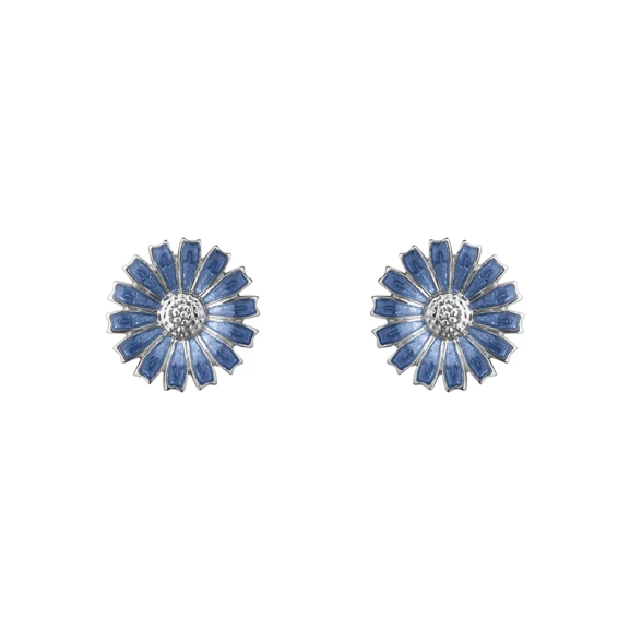 Daisy Blue Earrings ⌀ 11 mm - Georg Jensen - Designschmuck mit schnellen und sicheren Lieferungen - Nordic Spectra