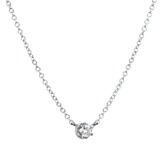 Crown & Stars Necklace 0.19ct White Gold - Efva Attling - Sveriges största återförsäljare - Nordic Spectra