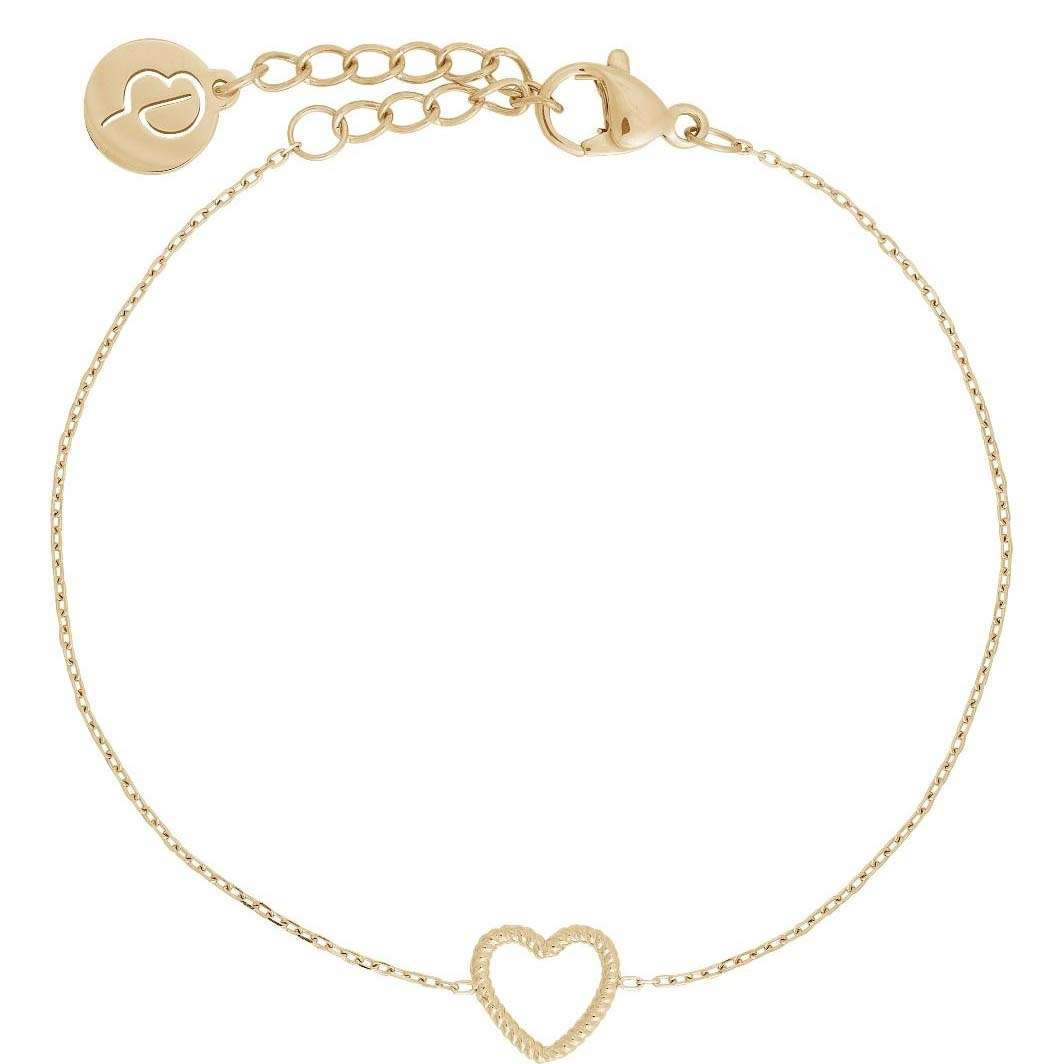 Edblad - Rope Heart Bracelet Gold