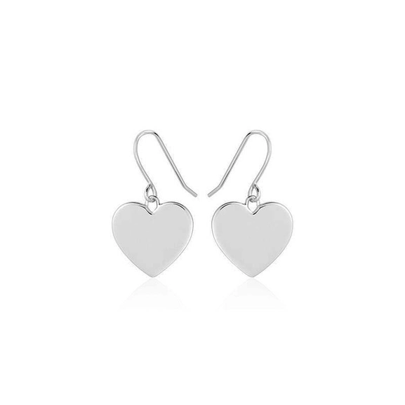 Heart Hook Earrings Silver - Sophie By Sophie - Snabb frakt & paketinslagning - Nordicspectra.se