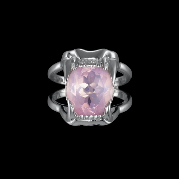 Jaw Stone Ring Rose Quartz - Maria Nilsdotter - 1-2 dagars leverans - Nordic Spectra