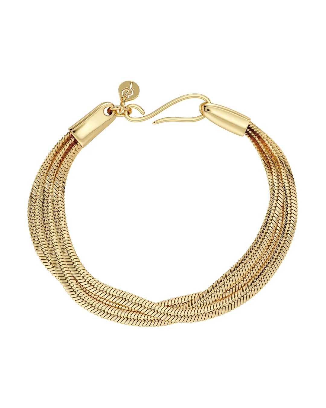 Edblad - Herringbone Triple Bracelet Gold