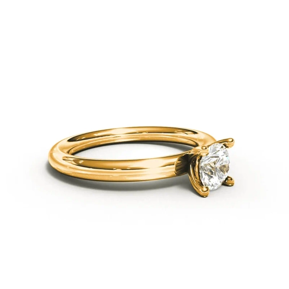 Aure 3D Guld - Vigsel- & förlovningsringar - Schalins - Fri storleksändring* - Nordic Spectra