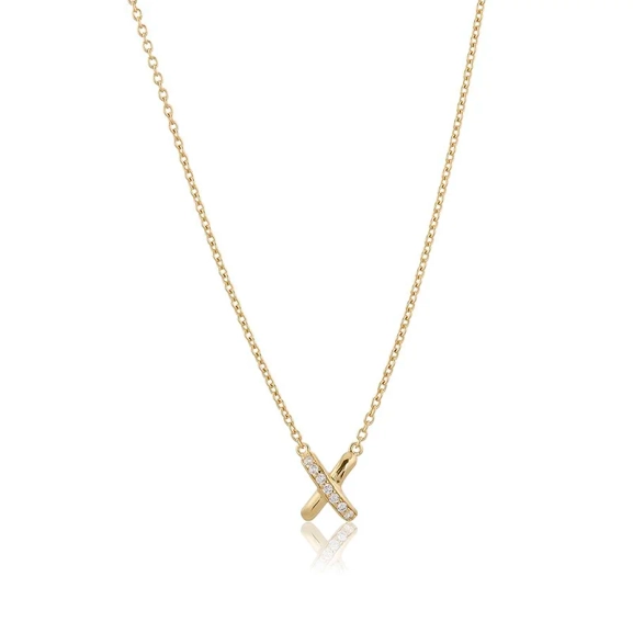 Cross My Heart Halsband Guld - Carolina Gynning - Moderna smycken med en betydelse - Nordic Spectra