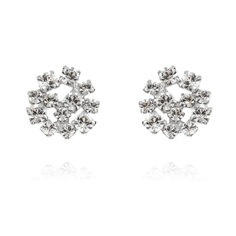 Caroline Svedbom - Kassandra Earrings Rhodium Crystal